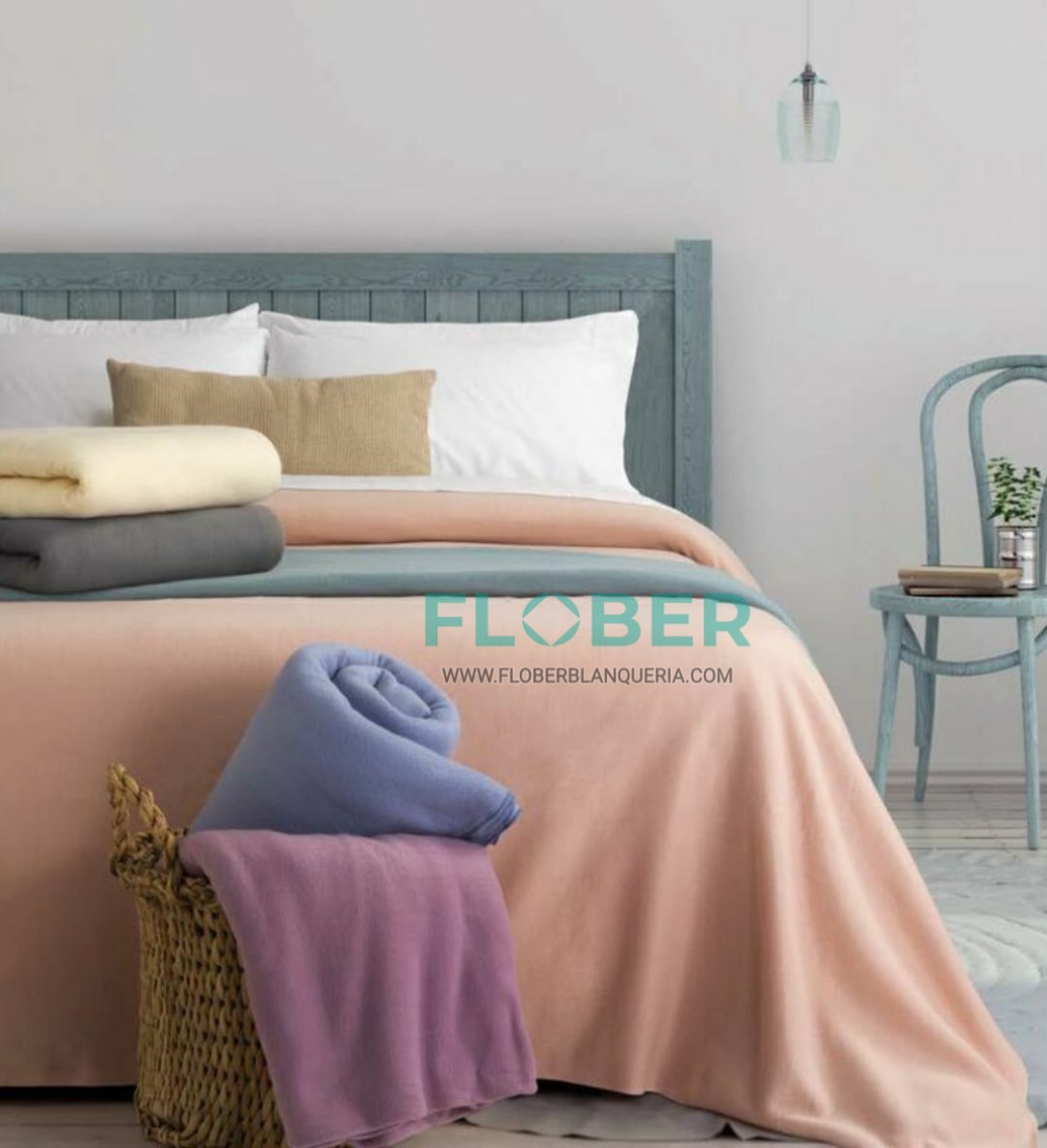 1, 1 ½ o TWIN SIZE - FRAZADA POLAR LISA Y ESTAMPADA 220x160cm APROX.